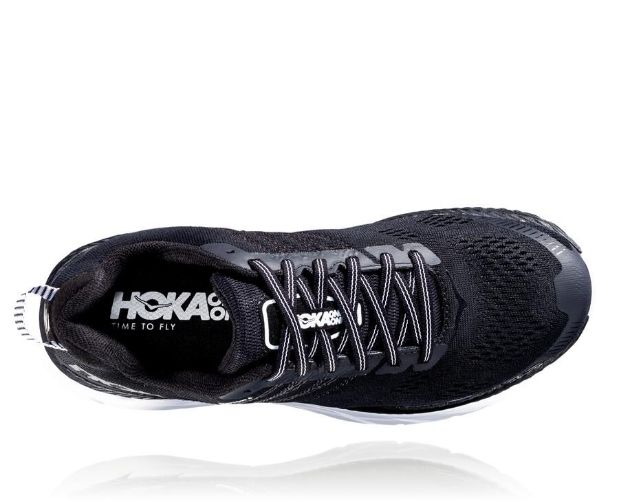 Hoka One One Vandresko Dame - Clifton 6 - Sort/Hvide - 920673DEK